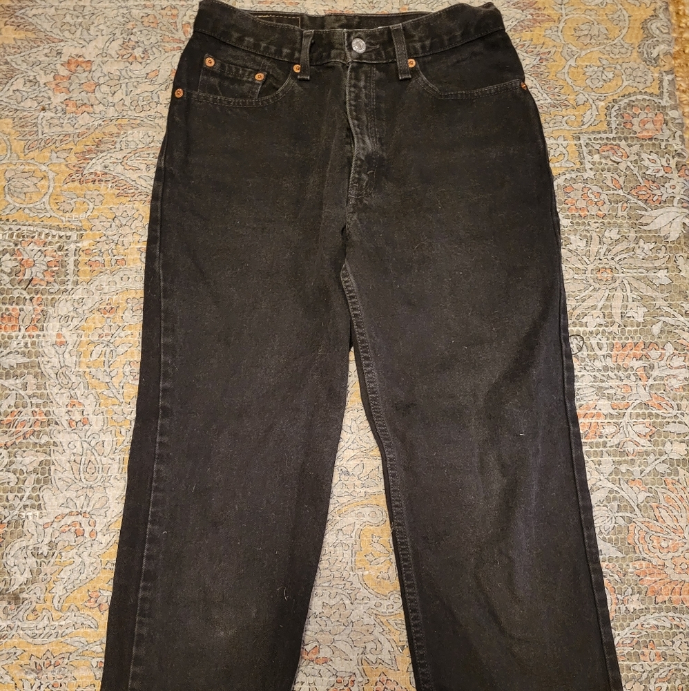 black vintage levi 512